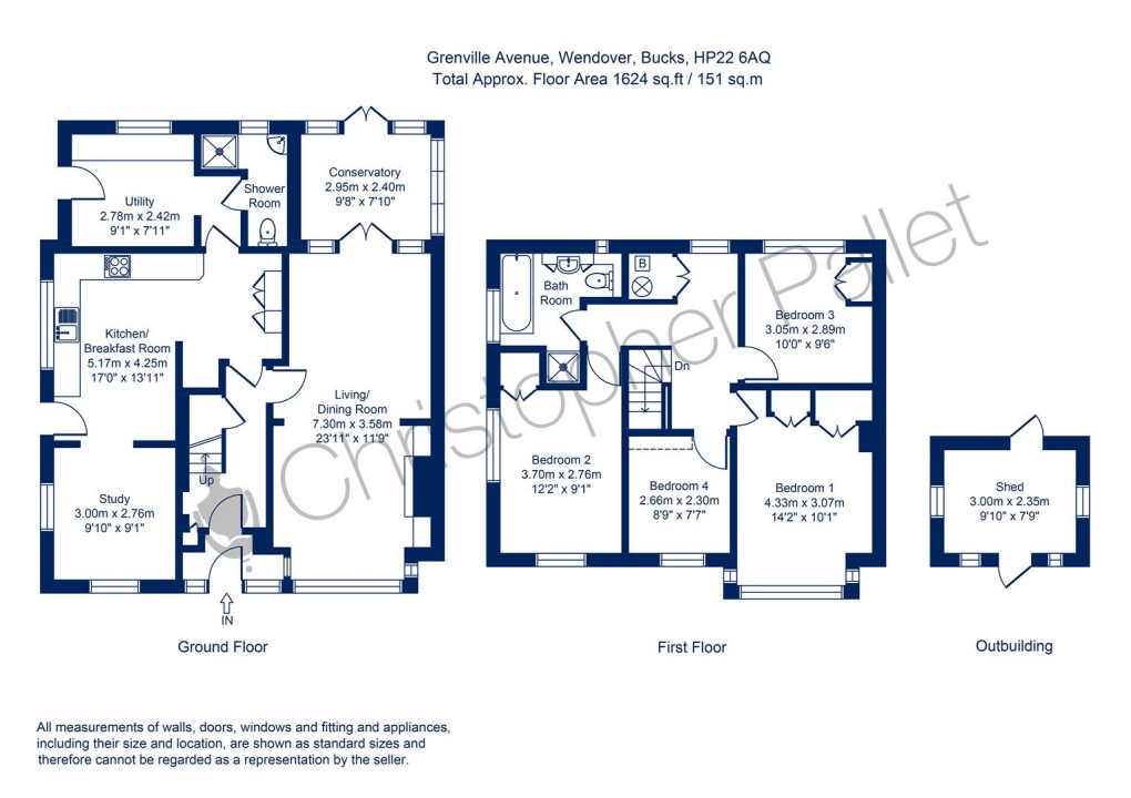 Floorplan for Grenville Avenue, Wendover