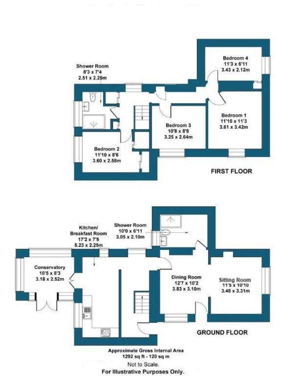 Floorplan for Cobblers Hill, Wendover