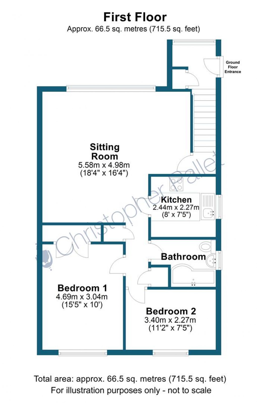 Floorplan for Close to Wendover High Street