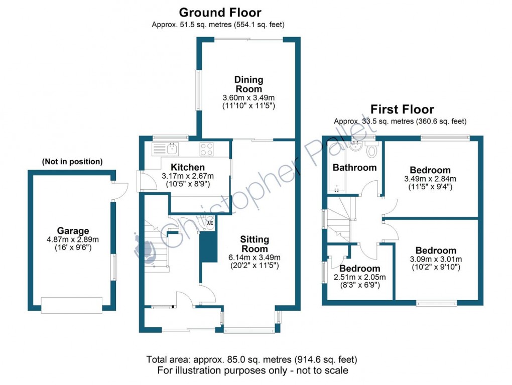 Floorplan for Craigwell Avenue, Bedgrove