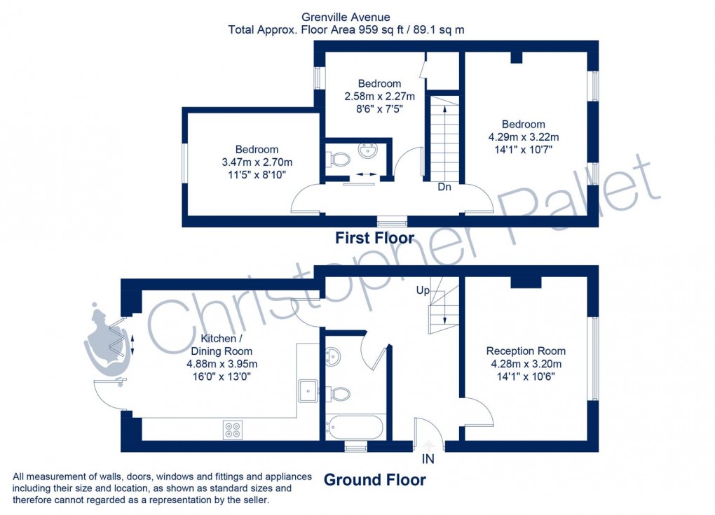 Floorplan for Extended and Modernised - Wendover