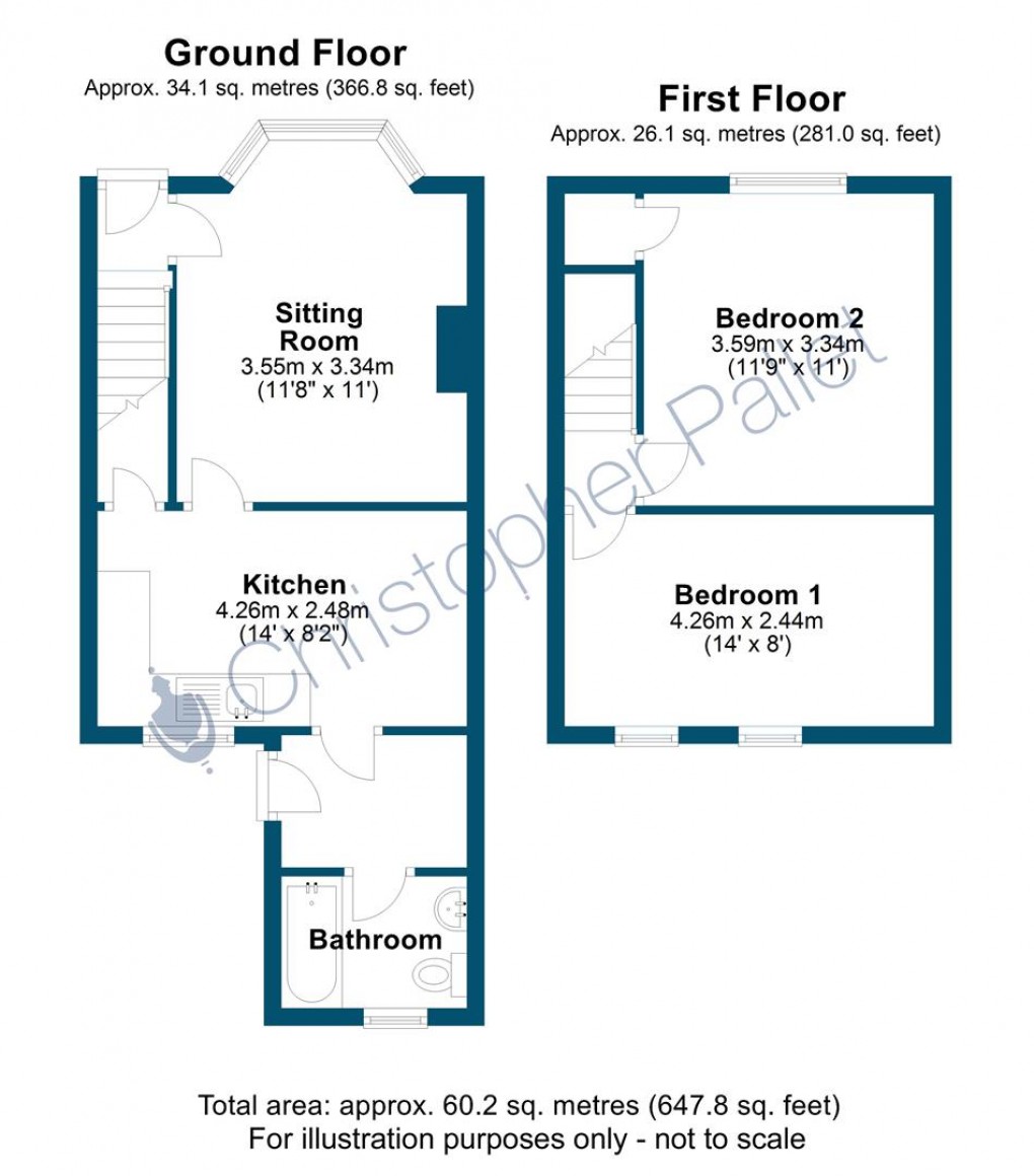 Floorplan for Perry Street, Wendover