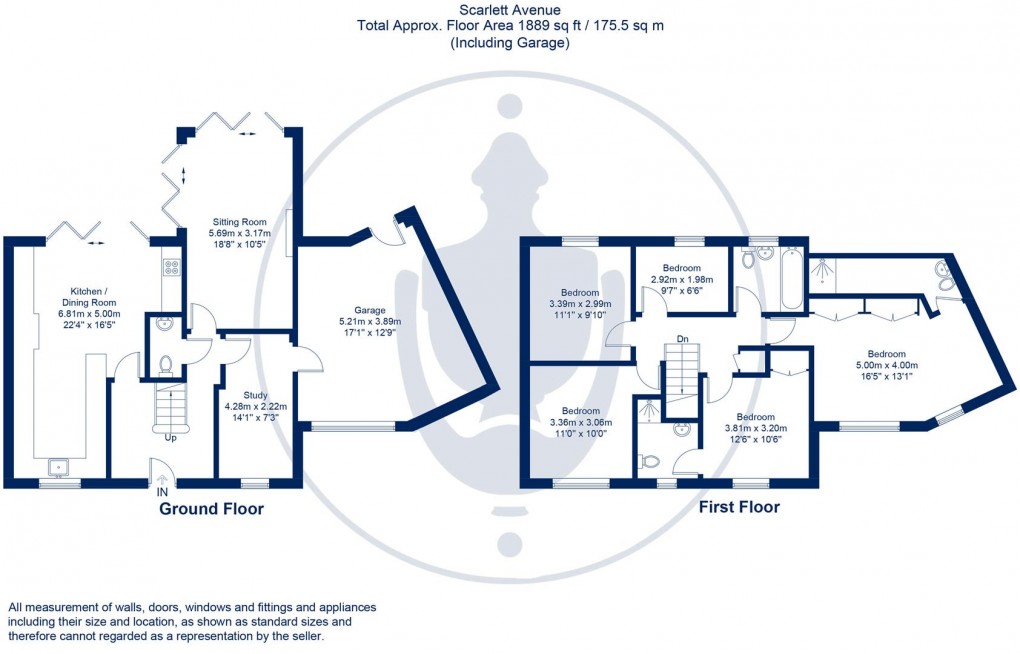 Floorplan for No Onward Chain - Next to Wendover Woods