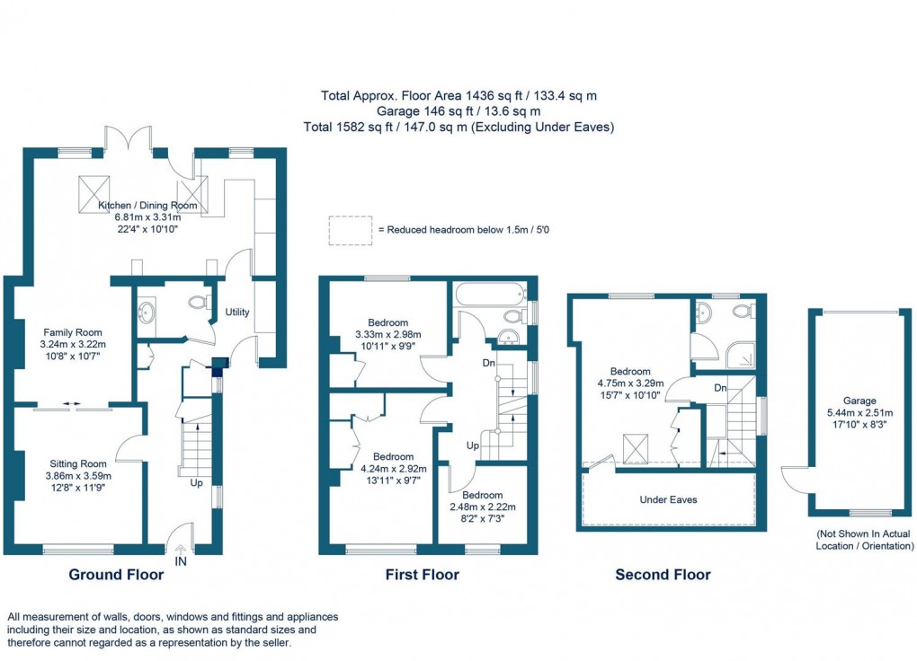 Floorplan for Grenville Avenue, Wendover,