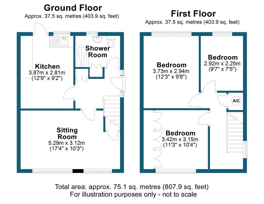 Floorplan for Wymering Road, Aylesbury