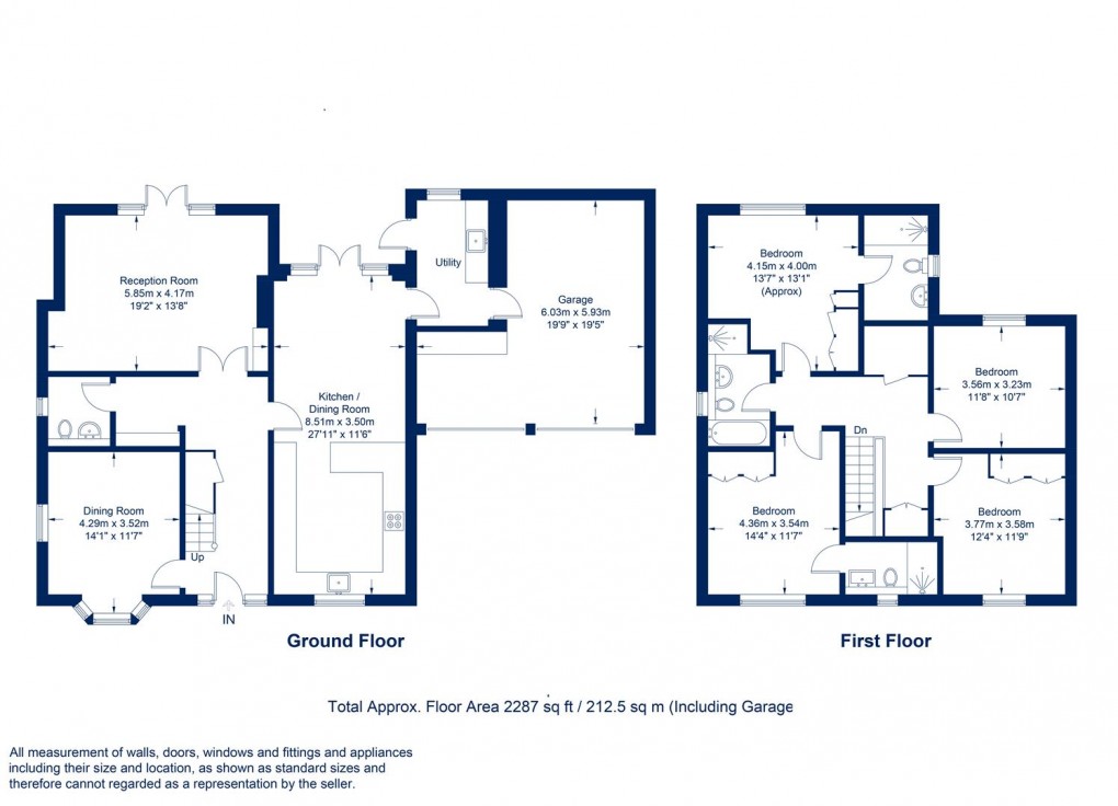 Floorplan for Chapel Drive, Aston Clinton