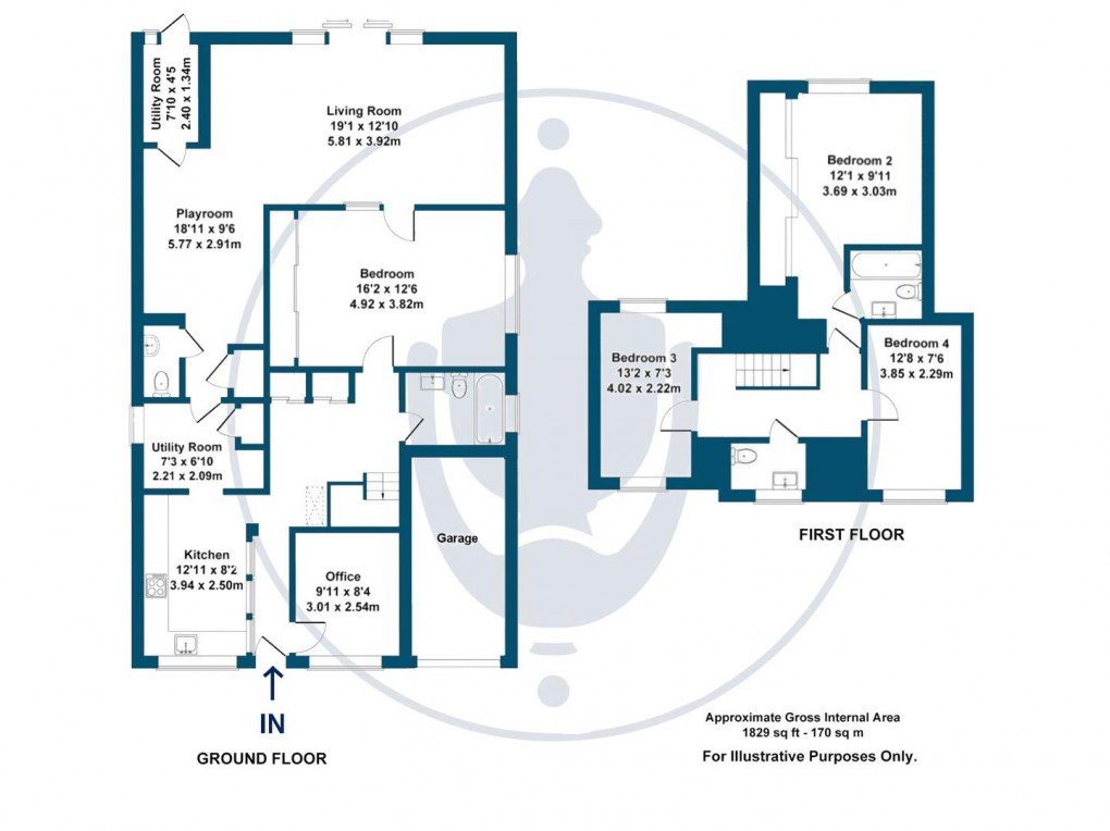 Floorplan for Detached Chalet Style Home, Wendover