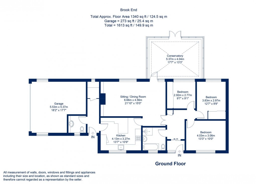 Floorplan for Weston Turville