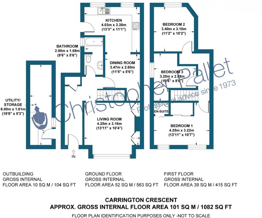 Floorplan for Carrington Crescent,, Wendover,