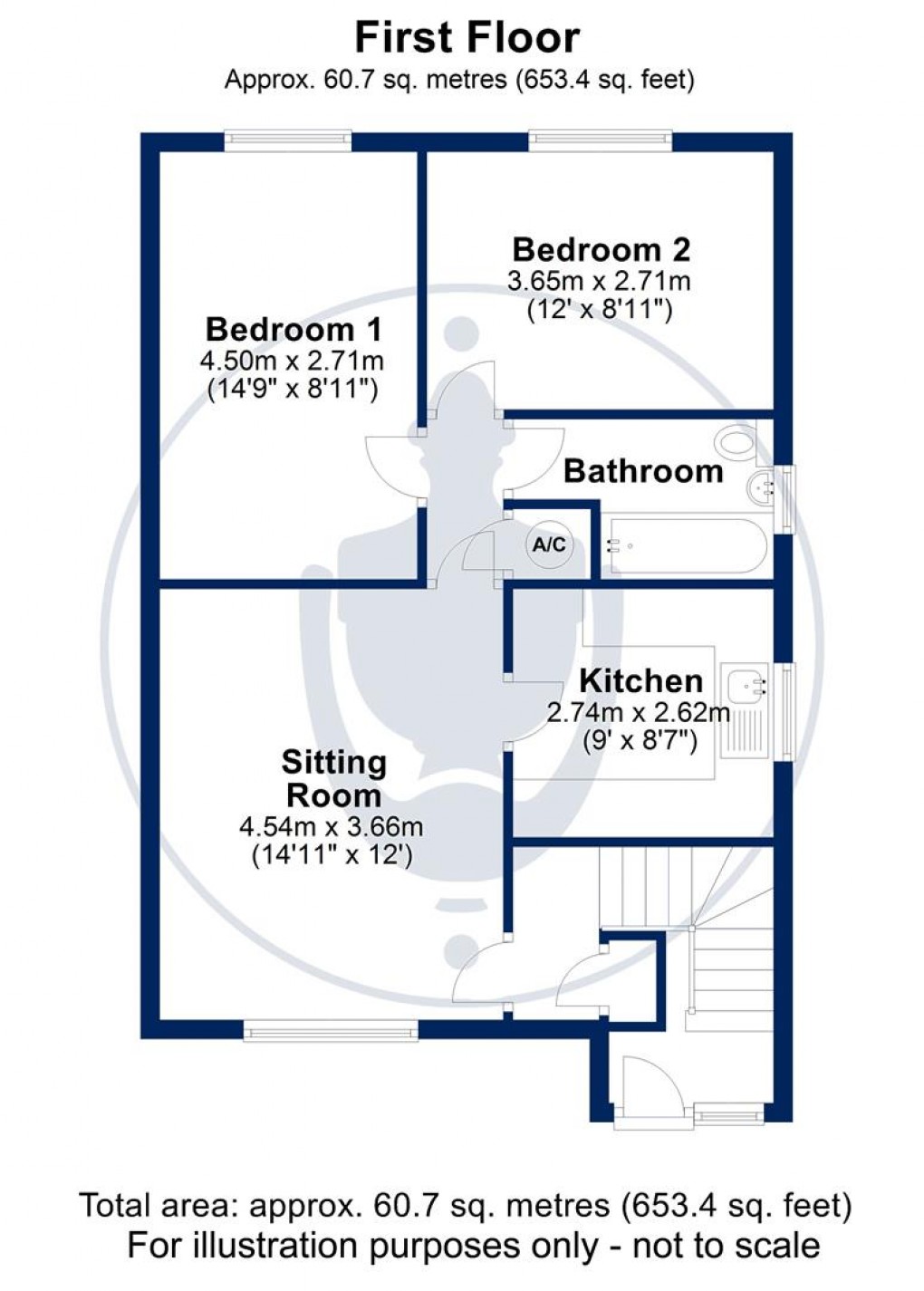 Floorplan for Ingram Avenue, Bedgrove