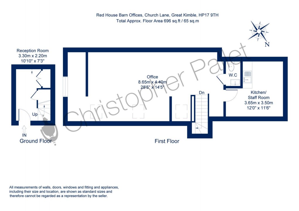 Floorplan for Church Lane, Great Kimble