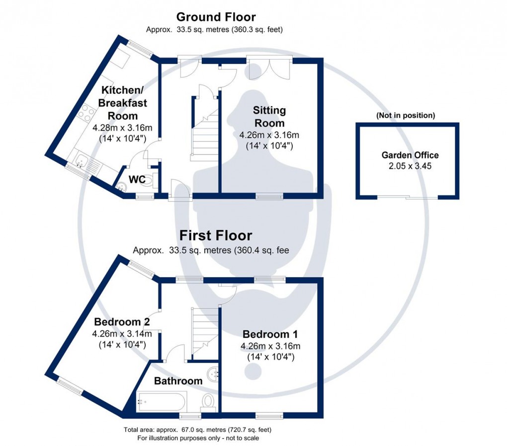 Floorplan for Close to Wendover Woods