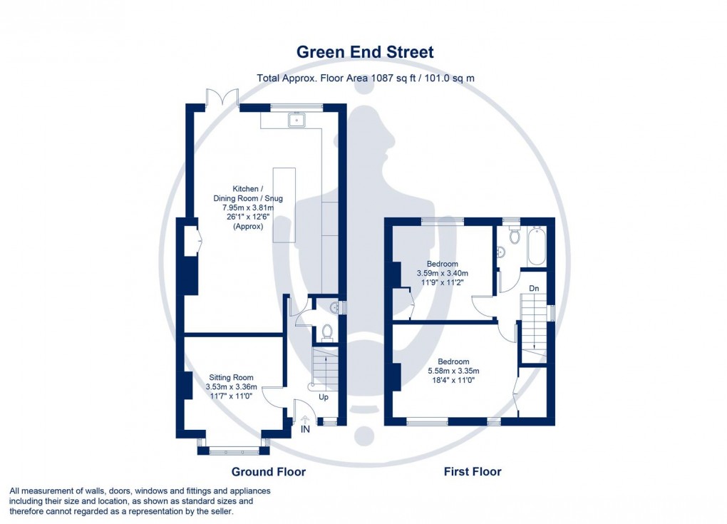 Floorplan for Green End Street, Aston Clinton