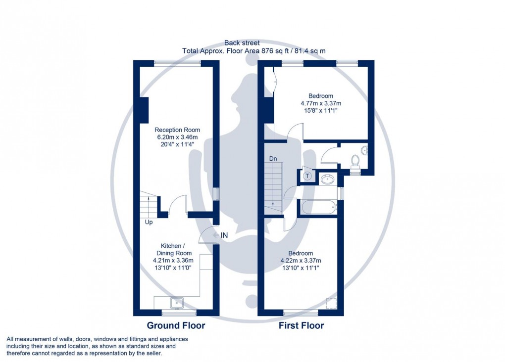 Floorplan for Back Street, Wendover