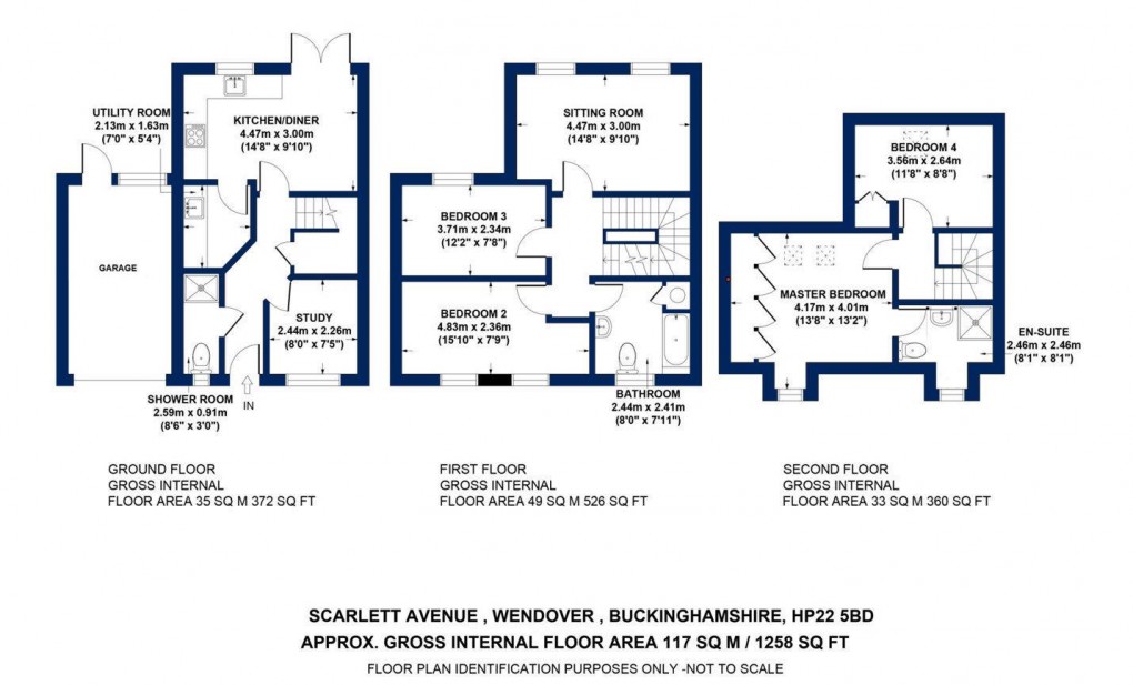 Floorplan for Scarlett Avenue, Wendover