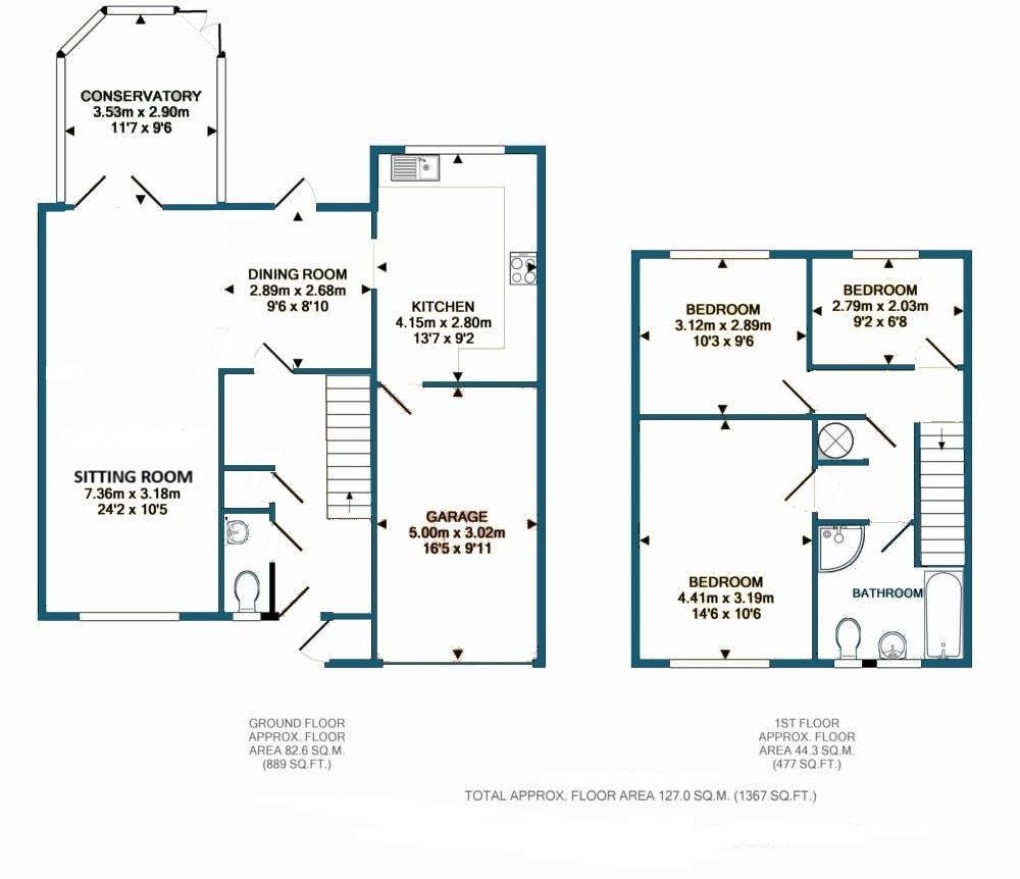 Floorplan for Aston Clinton